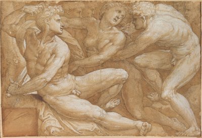 Mythological Scene: Rape of the Sabine Women by Bartolomeo Neroni